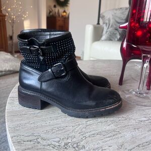 Coach moto boot